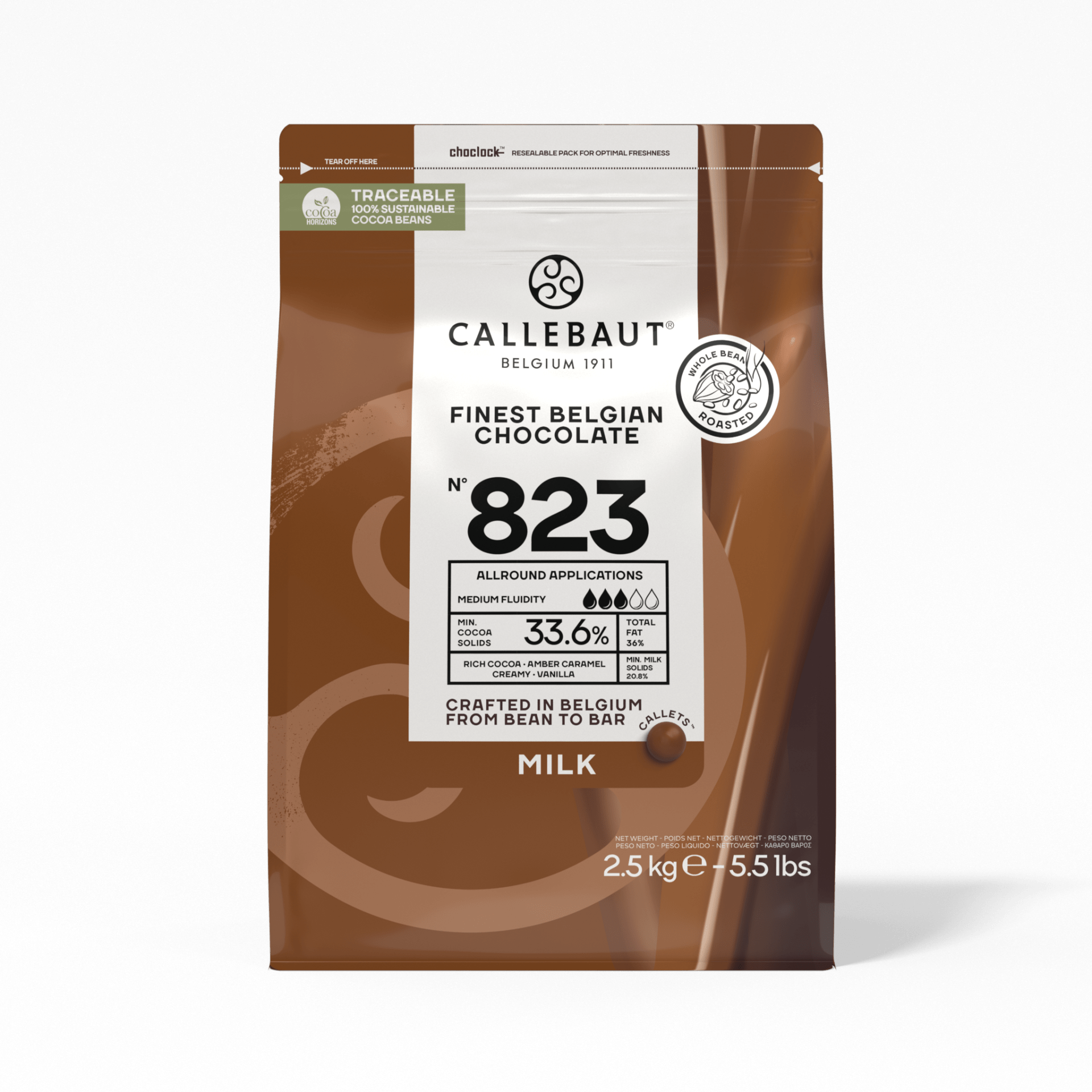 CALLET CHOCO 823 33.6% 2.5KG                                                                                                                                                                                                                                                                                                                                                                                                                                                                                                                                                                                                                                                                                                                                                                                                     